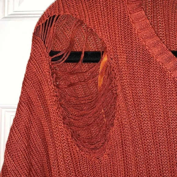 Love J  Distressed Sweater - Picture 6 of 7